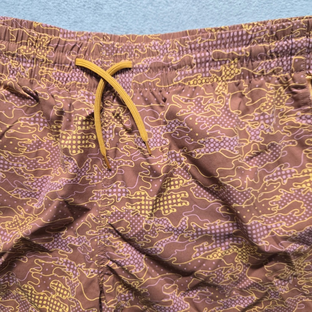 Cotopaxi Brinco 5" Short Print Mens L Scenic Route Brick Recycled Nylon NEW - Picture 3 of 8